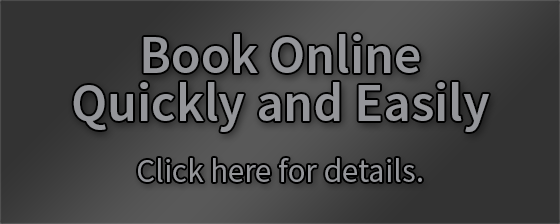 Online Bookings - click here for details